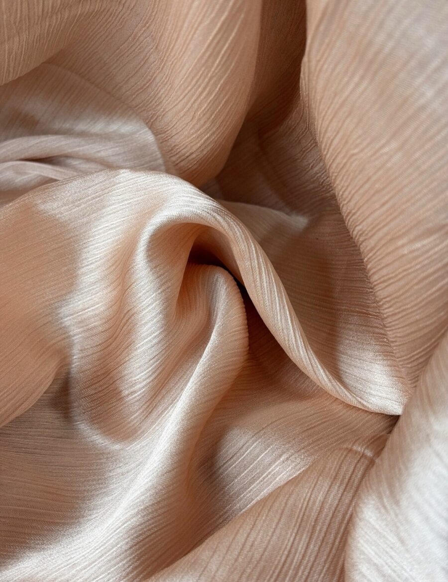 Pale Gold | Crinkle Satin Hijab