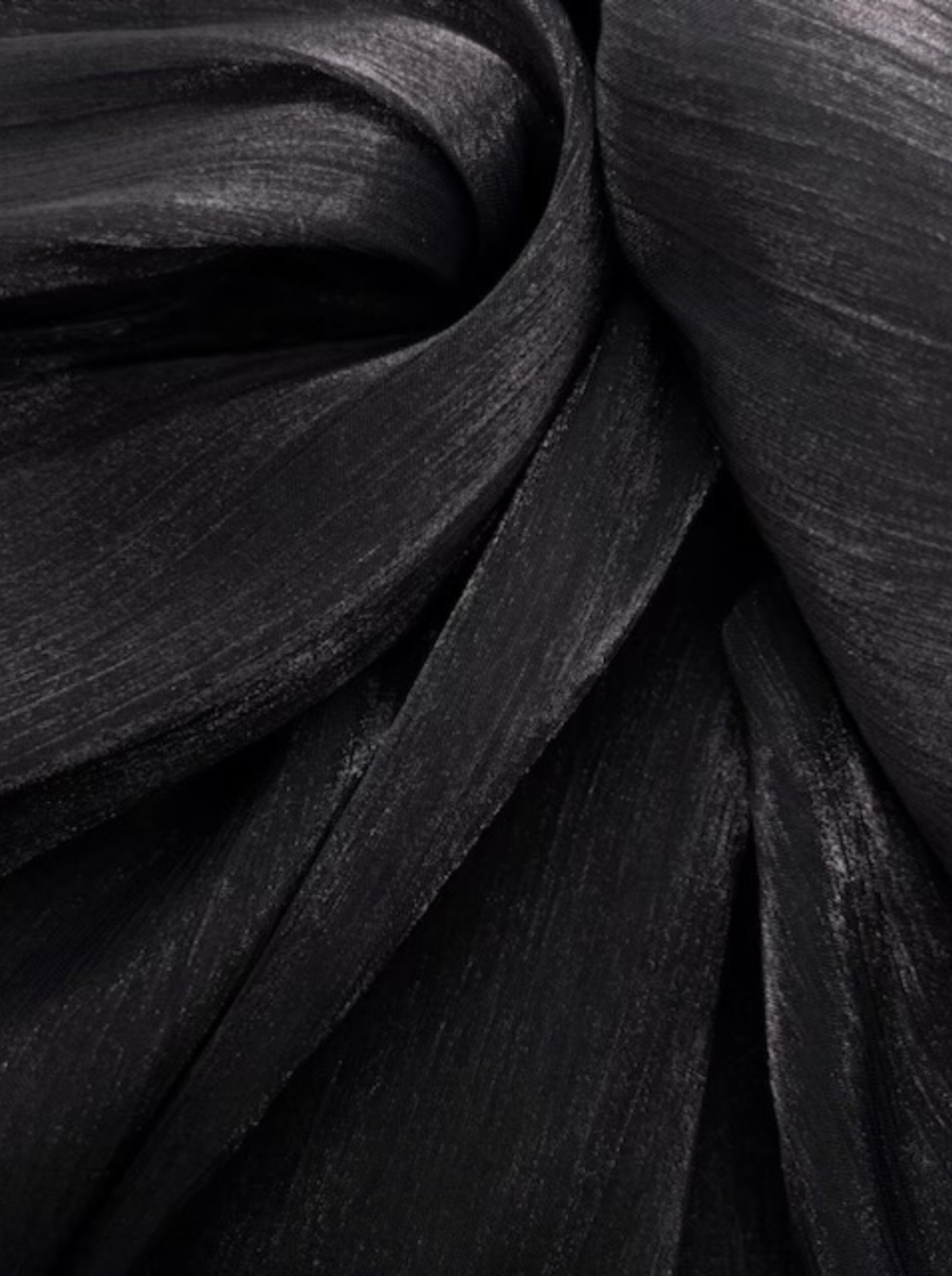 Black Rose | Organza Shimmer Hijab