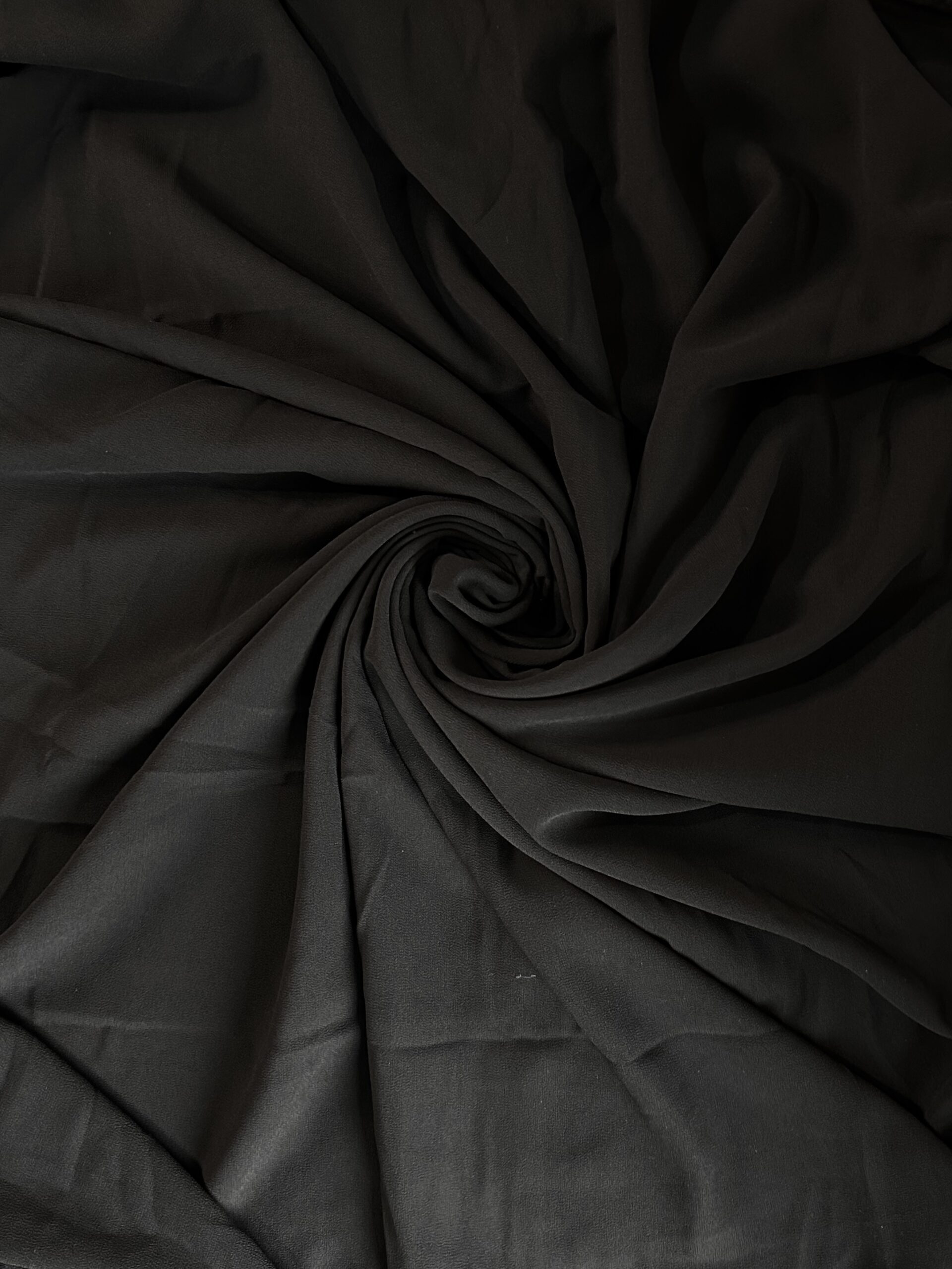 Black | XL Chiffon Hijab