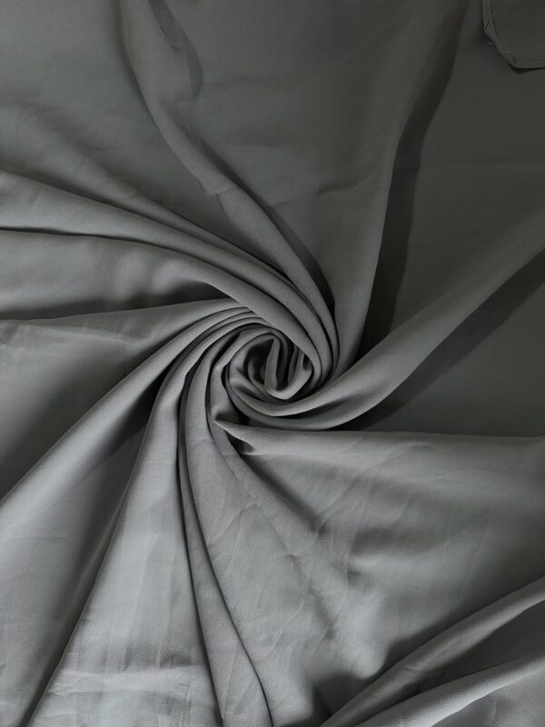 Ashy Grey | XL Chiffon Hijab