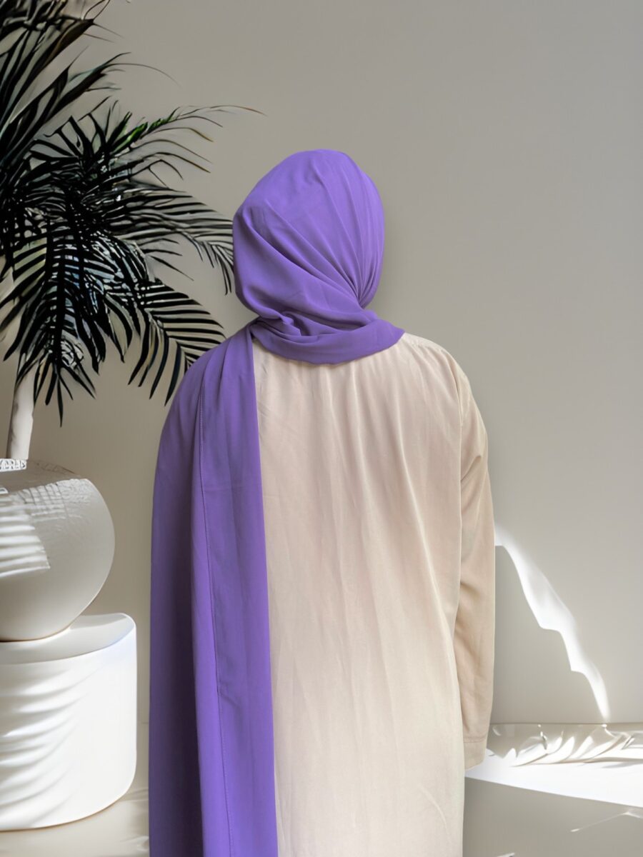 Eggplant | XL Chiffon Hijab