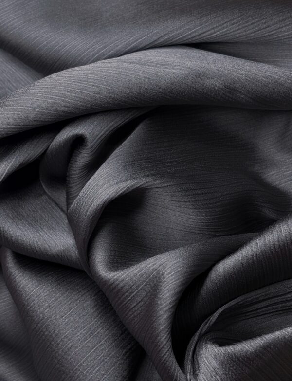 Slate Grey | Crinkle Satin Hijab