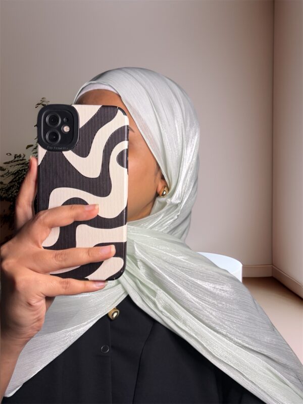 Snowball | Organza Shimmer Hijab