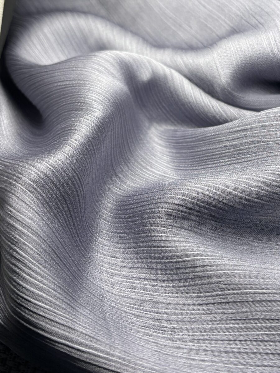 Cloudy Grey | Crinkle Satin Hijab