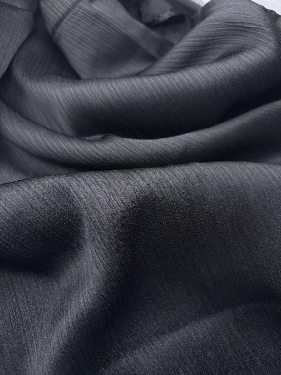 Raven | Crinkle Satin Hijab