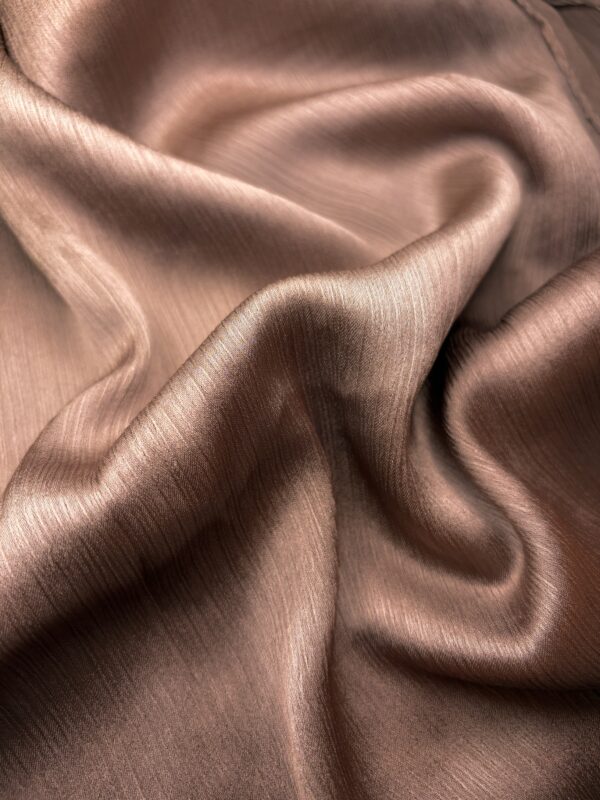 Bisque | Crinkle Satin Hijab