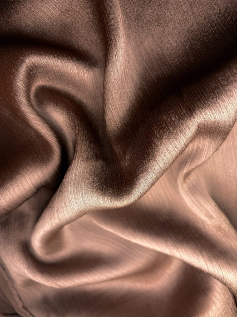 Walnut | Crinkle Satin Hijab