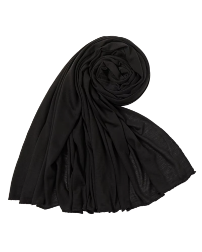 Black | Cotton Jersey Hijab