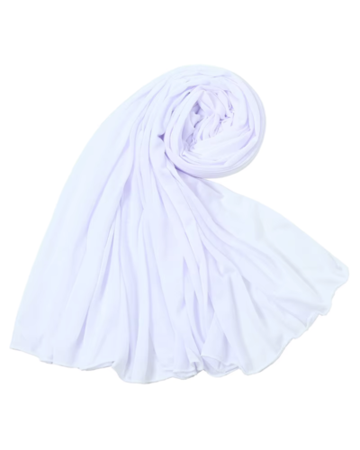 white White | Cotton Jersey Hijab