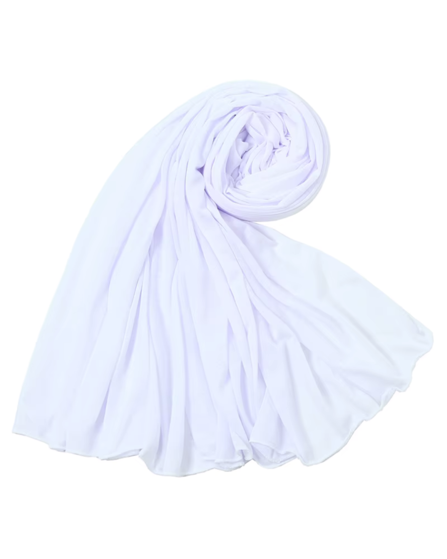 White | Cotton Jersey Hijab